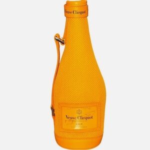 Veuve Clicquot Yellow Insulated Champagne Bottle Cooler Sleeve – EUC 🍾